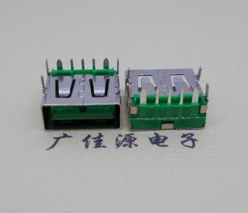 清溪镇5A大电流 快充接口 USB5p绿胶芯 常规母座