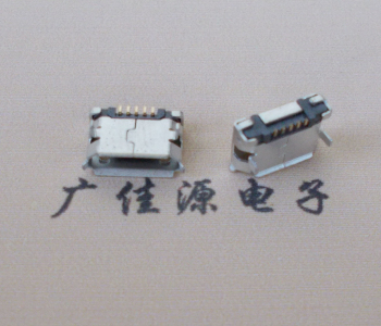 清溪镇Micro USB卷口 B型(无柱）插板脚间距6.4普通端子