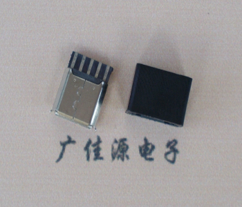 清溪镇麦克-迈克 接口USB5p焊线母座 带胶外套 连接器