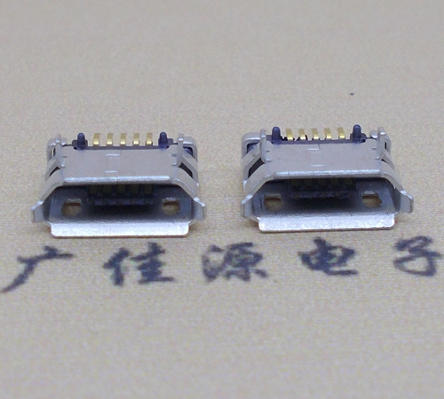 清溪镇高品质Micro USB 5P B型口母座,5.9间距前插/后贴端SMT